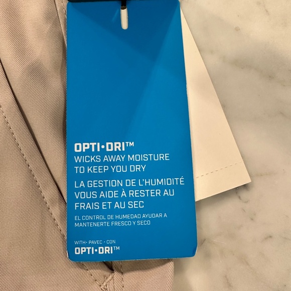 NWT Callaway Ceinture Active Khaki Shorts in Size 38 - Picture 15 of 15